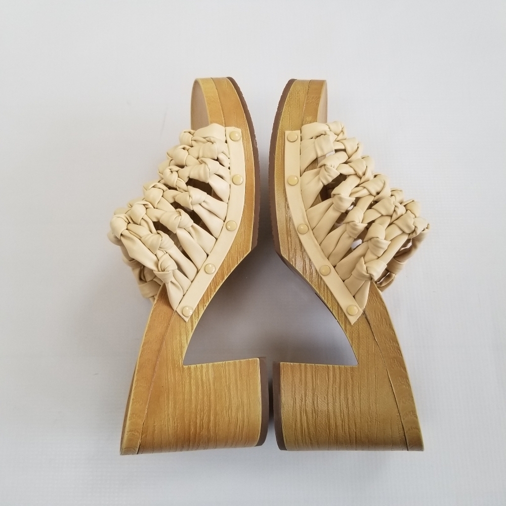Sam & Libby Block Heel Sandals Slide Shoes Size 9 - Picture 3 of 8